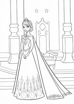 Discover Your Inner Elsa With These 20 Enchanting Coloring Pages