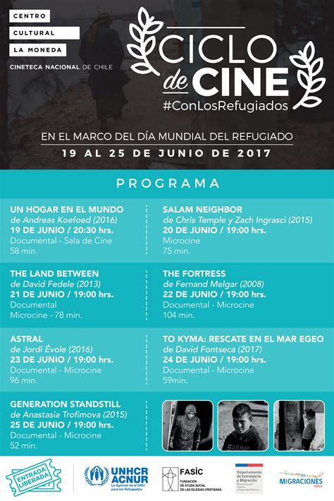 Ciclo Del Cine En El Marco Del Día Mundial Del Refugiado Fasic