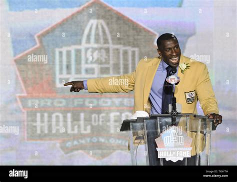Shannon Sharpe Delivers His Induction Speech During The Pro Football