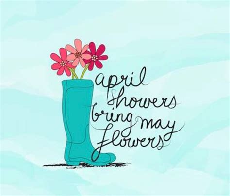 April Showers ☔️ Bring May Flowers 🌺 Hello May Quotes May Quotes