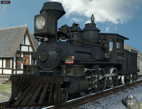 Western Train Textures 3d Models Wolmol
