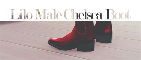 Sims 4 Male Chelsea Boots The Sims Book
