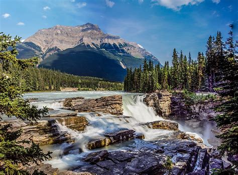 Athabasca Falls Canada Unique Places Around The World