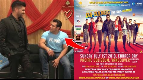 Salman Khan Interview In Dabangg Reloaded Tour 2018 Youtube