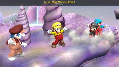 Curtiss Mega Mario Mod Pack Super Smash Bros Wii U Mods