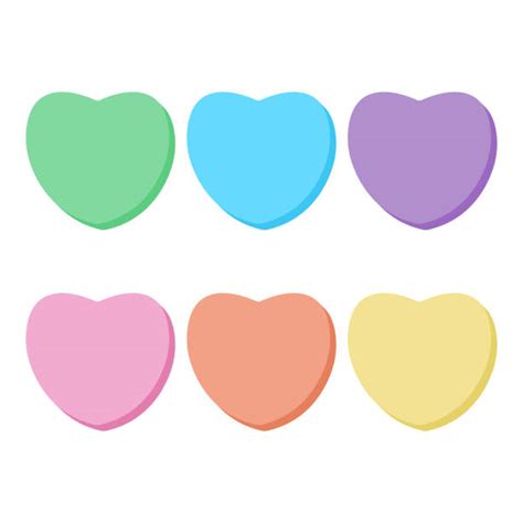 Conversation Heart Candy Illustrations Royalty Free Vector Graphics