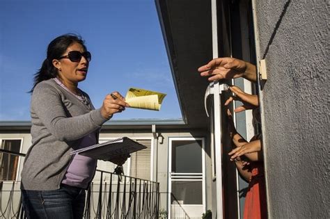 Maritza Calderon Campaigns For A Rent Control Measure In San Mateo