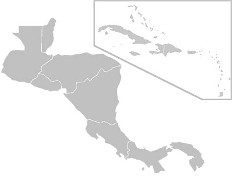 Blank Map Of Central America Free Printable Maps