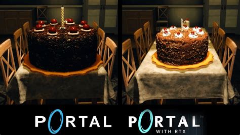 Portal Cake Vs Rtx Cake Garrys Mod Youtube