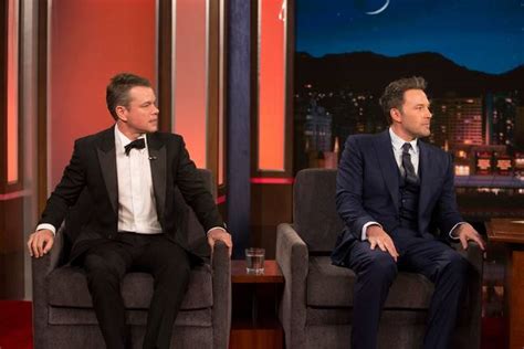 Strike Force Fives Jimmy Kimmel Says Matt Damon And Ben Affleck
