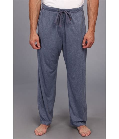 Tommy Bahama Big Tall Heather Cotton Modal Jersey Lounge Pant In Blue