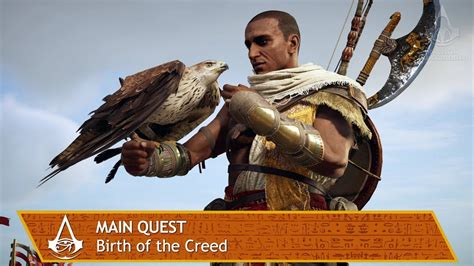Assassins Creed Origins Main Quest Birth Of The Creed Youtube