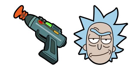 Rick And Morty Rick Sanchez Laser Gun Cursor Custom Cursor Browser