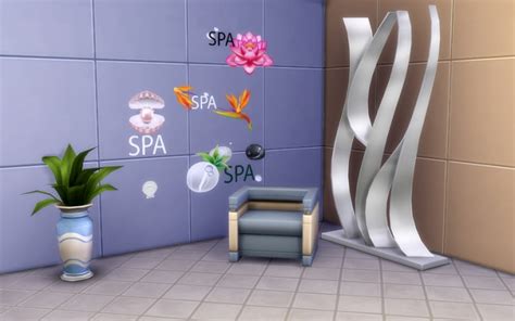 Spa And Beauty Stickers By Ihelen At Ihelensims Sims 4 Updates