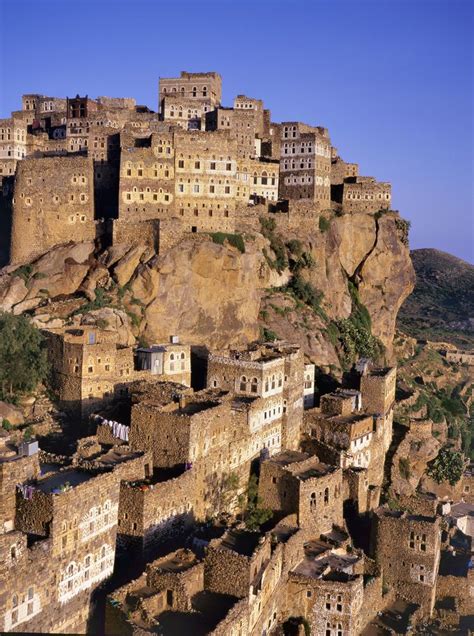 Al Hajarah Jemen Strona 5 Yemen Mountain Village Places