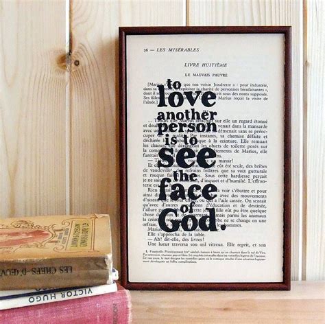 Les Misérables Sun Will Rise Inspirational Book Print By Bookishly