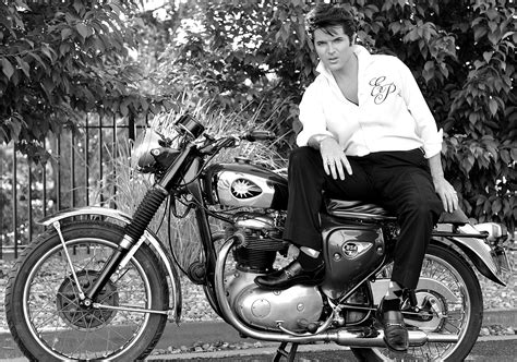 Two of his favorite things were racing and motorcycles. Elvis, Steve McQueen, And Shooting In The Style Of A ...
