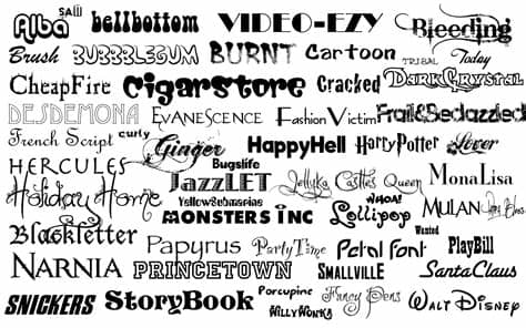 They're in the same area as cursive fonts, but with fewer constraints. Handcut Designs - Chicago Web Design | Windows & Mac ...