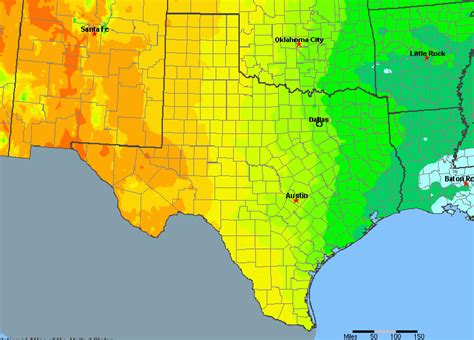 Texas United States Average Annual Yearly Climate For