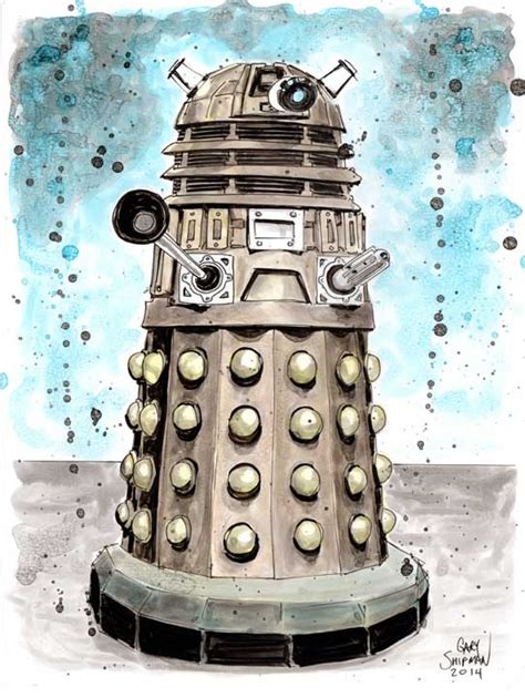 Doctor Who Dalek By Gary Shipman In Gary Shipmans Gary Shipman Art