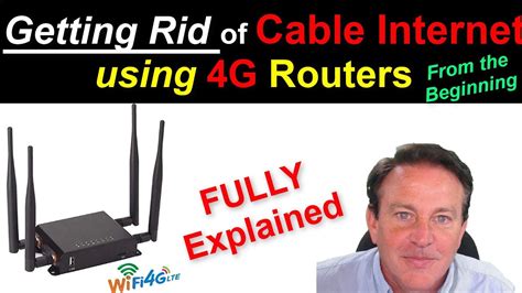 Here are some of the things you can try to fix the problem. 🔴 Replacing Cable Internet Service with a 4G LTE Router ...