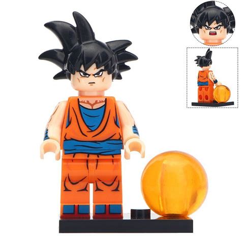 Dragon ball z legos sets. Minifigure Goku Dragon Ball Z Compatible Lego Building Blocks Toys | Mini figures, Dragon ball z ...