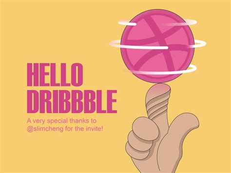 Hello Dribbble By Caicaicxq On Dribbble