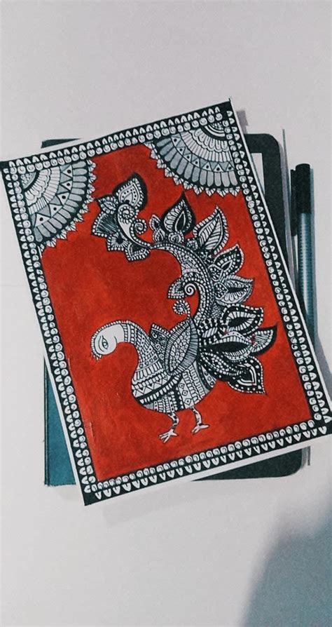 Kalamkari Peacock Artwork Create Peacock