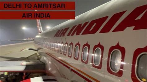 Delhi To Amritsar Air India Economy A320 Maharaja Lounge Access