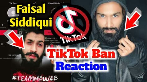 Faizal Siddiqui Reaction On Tiktok Ban In India Tiktok Ban Reaction