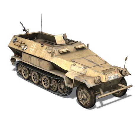 Sd Kfz Ausf B Hanomag Halftruck Dak D Model By Panaristi