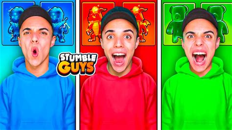 Prohibido Tocar El Color Que Llevo Puesto En Stumble Guys 😨 Reto Youtube