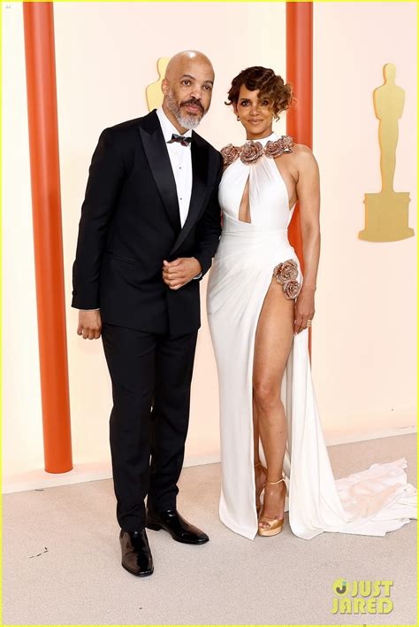 Halle Berry Wows In Rose Detailed Gown At Oscars Photo