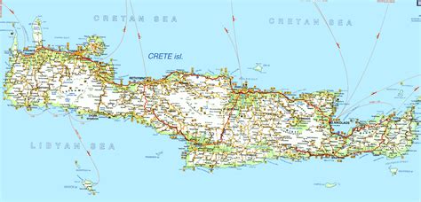 Creta Mappa Cartina Di Creta Creta Creta Grecia Mappa Images And