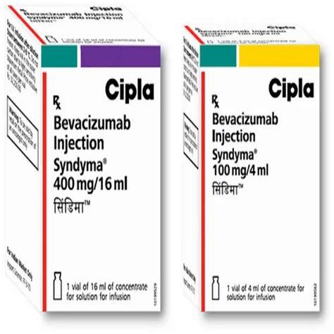 Bevacizumab Syndyma 100mg4ml Injection Cipla At Best Price In Raipur