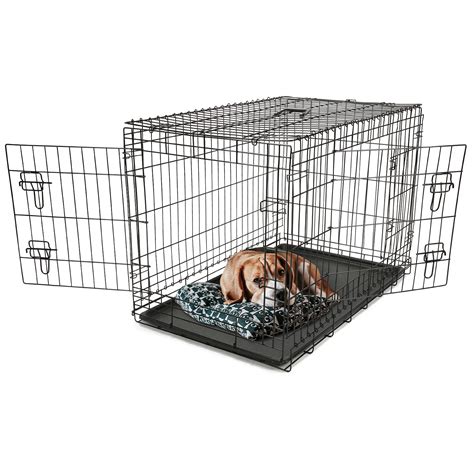 Buy Pawology Wire Dog Crate 36 Inches W Divider Double Door