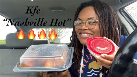 Tik Tok Made Me Try It Trying Kfc Nashville Hot Chicken Strips 🔥🔥 Mukbang Youtube