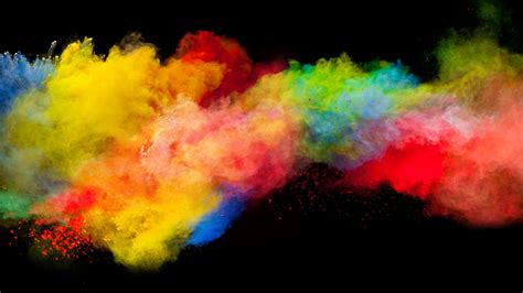 Download Wallpaper 1920x1080 Colorful Powder Explosion Full Hd Hdtv