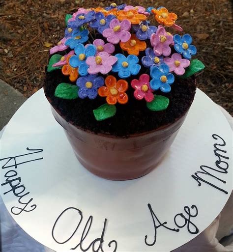 Flowers are best fresh when eaten a few hours after picking, so growing your own makes sense. edible flowers and flower pot | Custom birthday cakes ...