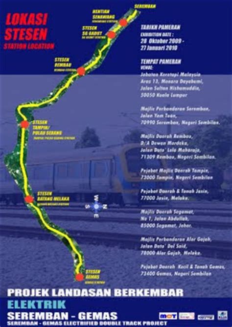 Sorry for spoonfeeding i am lazy to google for info lol. Malaya Railway: Seremban - Gemas Double Track Project ...