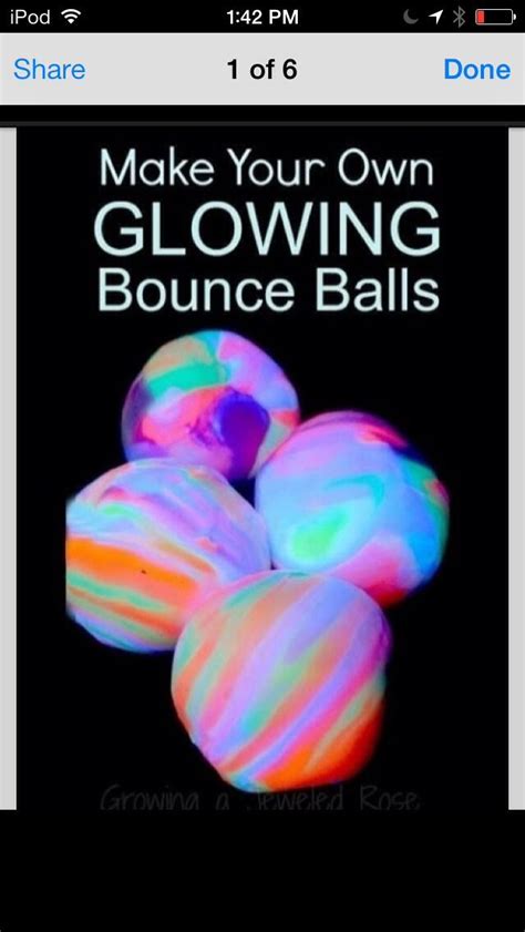 DIY Glowing Bounce Balls #Family #Trusper #Tip Diy Crafts For Teens