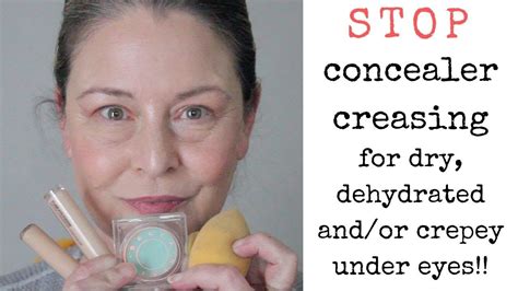 Stop Concealer Creasing For Dry Dehydrated Crepey Under Eyes Youtube
