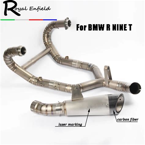 Carbon Fiber Motorcycle Exhaust Pipe Muffler For Bmw R Nine T Exhaust
