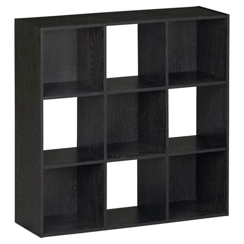 9 Cube Wooden Bookcase Shelving Display Shelves Storage Unit Wood Shelf