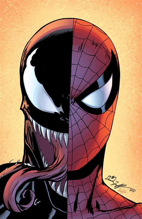 Spiderman And Venom By J Skipper On Deviantart Spiderman Venom Image