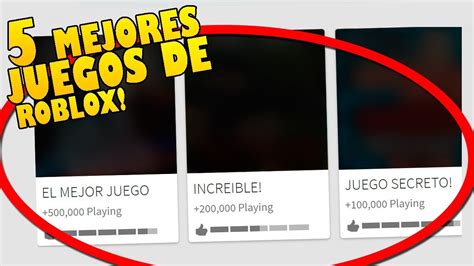 LOS MEJORES JUEGOS De ROBLOX Que NO CONOCIAS Roblox YouTube