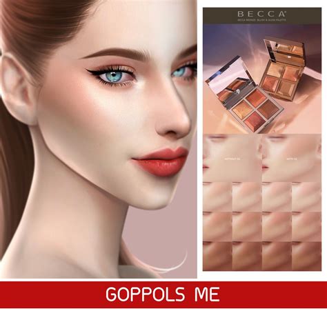 Goppols Me Gpme Gold Becca Bronze Blush And Glow Palette The Sims