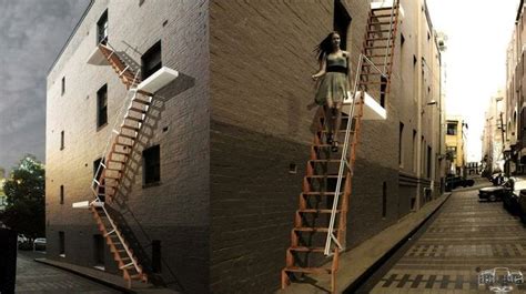 Bcompact Hybrid Stairs Fold Flat To Provide More Living Space Stairs