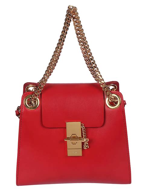 Chloé Chloé Annie Shoulder Bag Dreamy Red 10987278 Italist