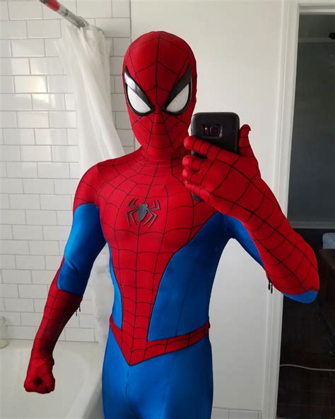 Cosplay Me As The Classic Suit Spidey From Insomniacs Spider Man Game Spiderman